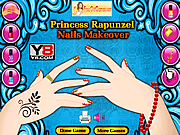 play Princess Rapunzel Nails Makeover