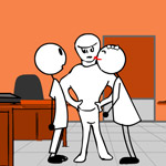 play Stickman And Gf Office