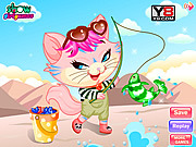 play Naughty Kitten Like To Go Fishing
