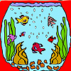 play Mini Aquarium Fishes Coloring