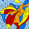 play Orange Fishes Coloring