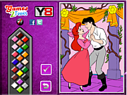play Princess Ariel And Eric Online Coloring