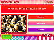 play Despicable Me Quiz