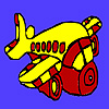 play Podgy Aircraft Coloring