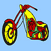 play Long Street Motorcycle Coloring