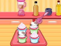 play Hello Kitty Apples And Banana Cupcakes