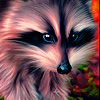 play Black Eyed Raccoon Slide Puzzle