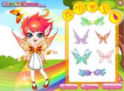 play Rainbow Fairy Dress Up