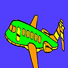 play Minor Military Airplane Coloring