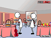 play Stickman And Gf At Restaurant