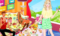 play Barbie Tea Time