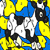 play Black Spotted Cow Coloring