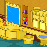 play Golden Bathroom Escape