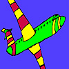 play Interesting Airplane Coloring
