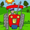 play Fast Tractor Coloring