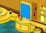 play Golden Bathroom Escape