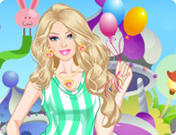 play Barbie At The Water Park Dress Up