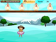 play Dora Egg Catch