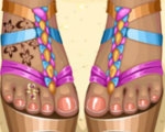 play Hot Beach Sandals