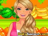 play Barbie Fruiterer Dressup