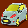 play Little Bright Green Car Coloring