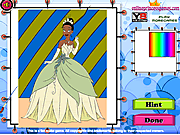 play Princess Tiana Coloring