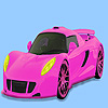 play Pink Gorgeous Car Coloring