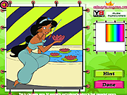 play Princess Jasmine Coloring