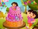 play Dora Birthday Cake Decor