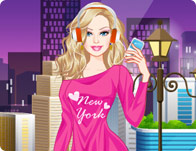 play New Yorker Barbie Dress Up