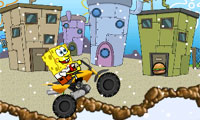 play Spongebob Snow Motorbike