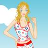 play Super Model At Beach