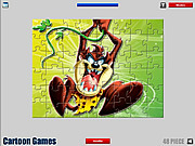 play Taz Jigsaw