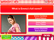 play Emma Watson Quiz