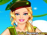 play Barbie Army Style Dressup