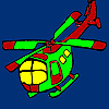 play Fast Vacation Helicopter Coloring