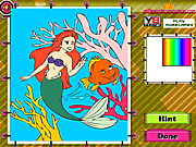play Princess Ariel Coloring