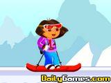 play Dora Ski Jump