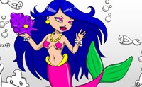 play Mermaid Aquarium Coloring