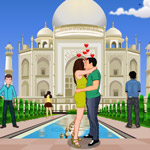 play Tajmahal Kissing