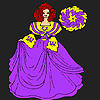 play Purple Dress Girl Coloring