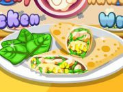 play Crunchy Hawaiian Chicken Wrap