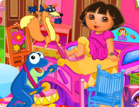 play Dora Groom The Room