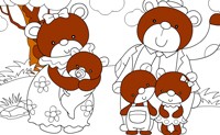 play Bear Coloring Book