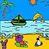 play Summer Friends Coloring