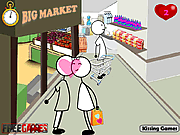 play Stickman Kissing Gf At Mall