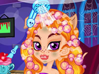 play Howleen Wolf Hair Spa Facial