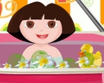 play Dora Baby Bath