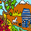 play Farm Boy At The Cottage Coloring