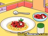 play Mia Cooking Spahetti Bolognesa